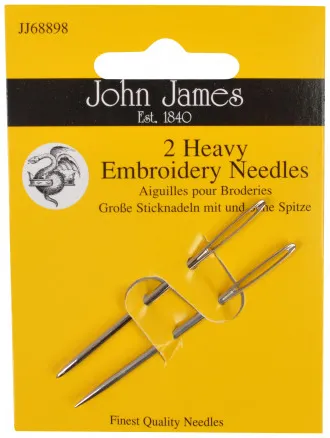 John James Broderinålar Kraftig - 2 st