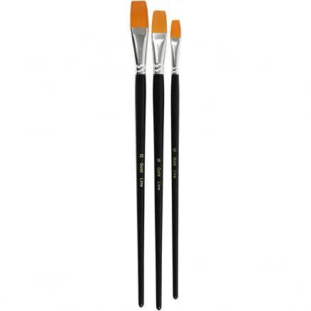 Gold Line Penslar, L: 30-33 cm, B: 12-20 mm, platt, 3 st./ 1 förp.