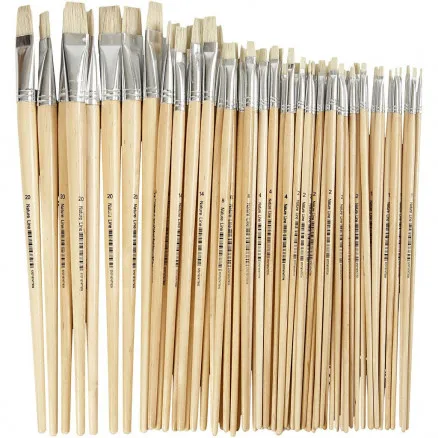 Nature Line Penslar, L: 27,5-33 cm, B: 5-19 mm, platt, 64 st./1 förp.
